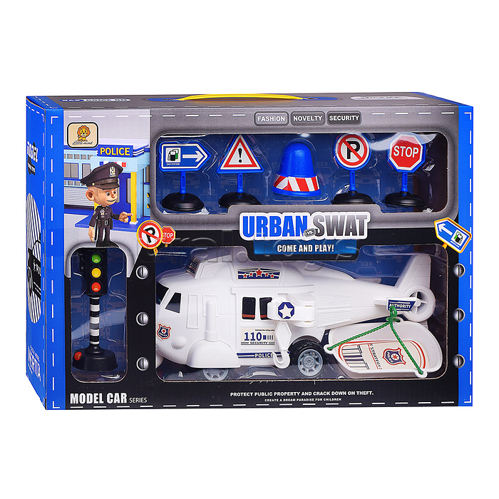 Набор с дорожными знаками "Спецназ" , в коробке