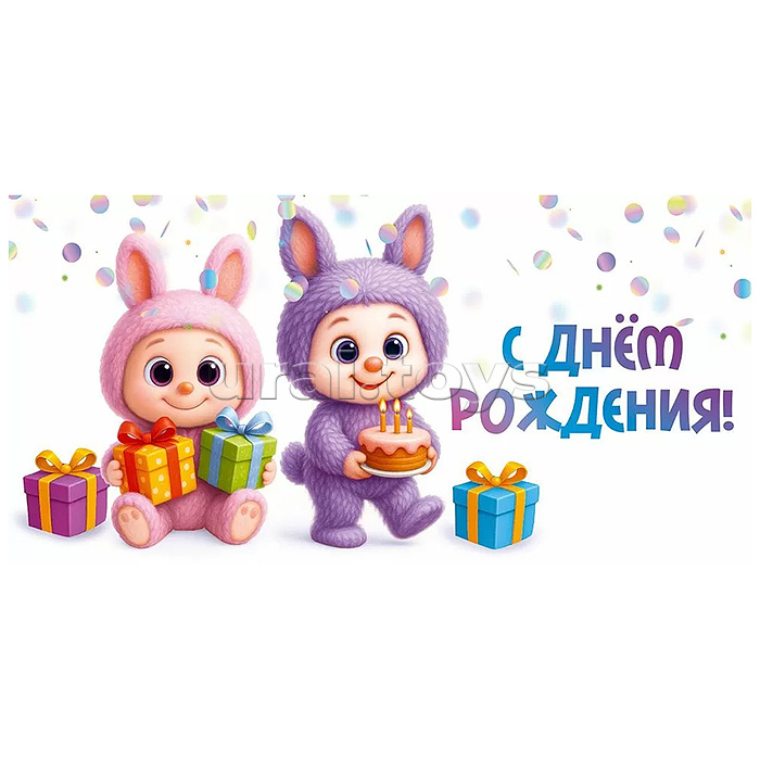 Конверт для денег "С Днём Рождения!"