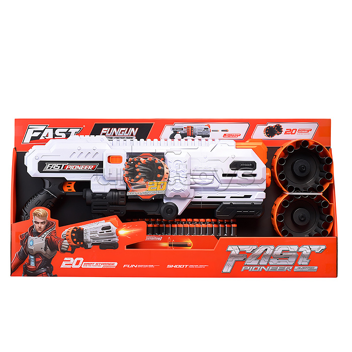 Бластер "Нейтро-Шторм" с полимерными пулями, в коробке