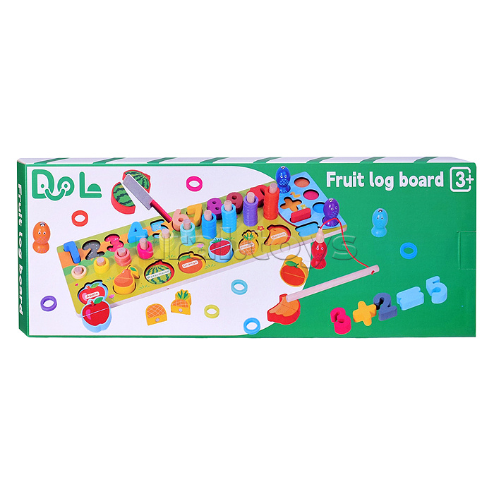 Игра развивающая "Веселая рыбалка - Фруктики"