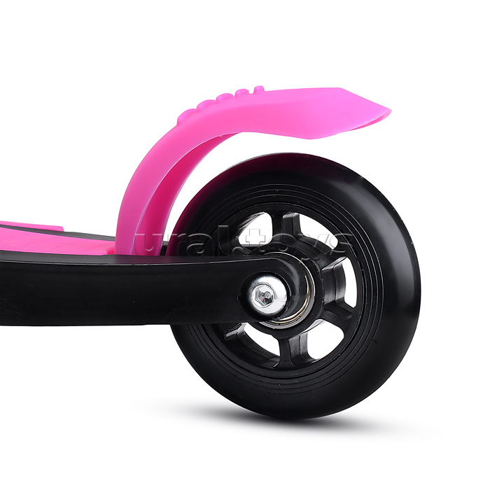 Самокат трёхколёсный ROCKET колёса PU, цвет розовый