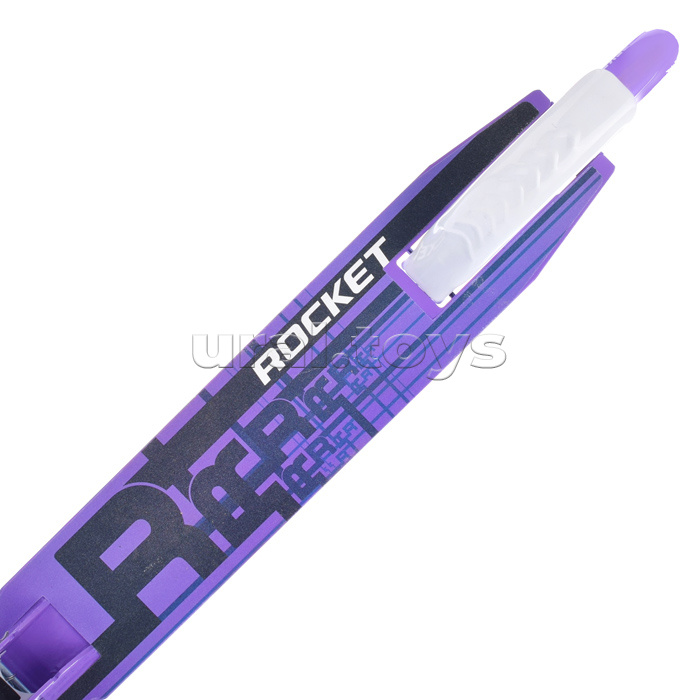 Самокат 2-х колесный ROCKET,колеса PU/ 200 мм,ABEC 7, сиреневый