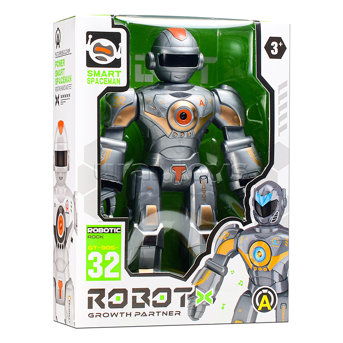 Робот "Роберто" (свет, звук) в коробке