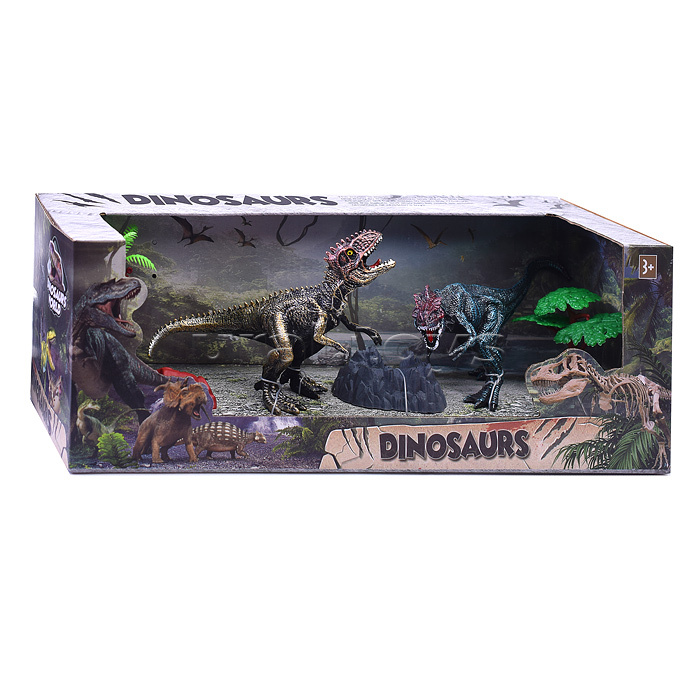 Набор динозавров "Диномир" в коробке