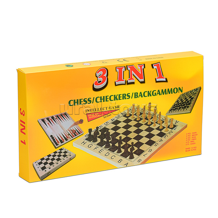 Игра 3 в 1 "Шахматы, шашки,нарды"