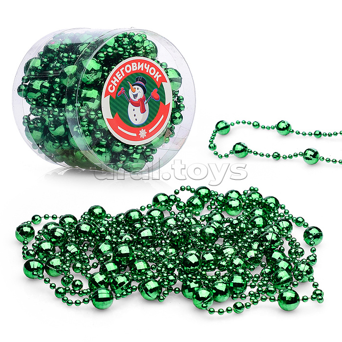 Новогоднее украшение "Бусы" 5м, в банке