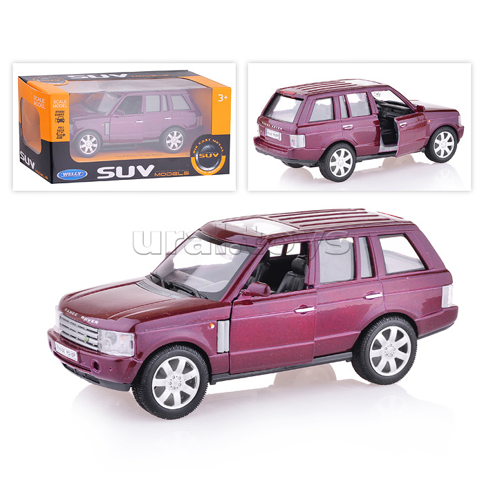 Модель машины 1:33 LAND ROVER RANGE ROVER инерционный механизм