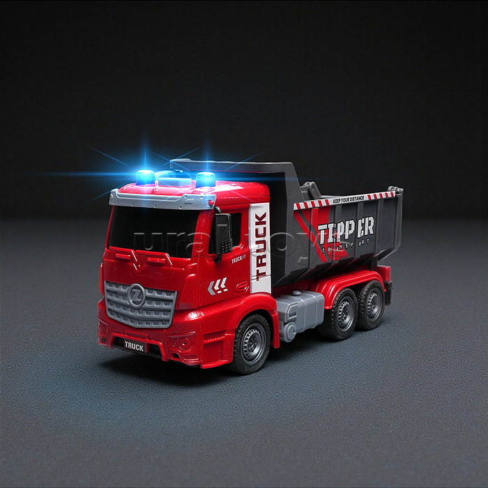 Машина "Грузовой Лидер" на батарейках, в коробке