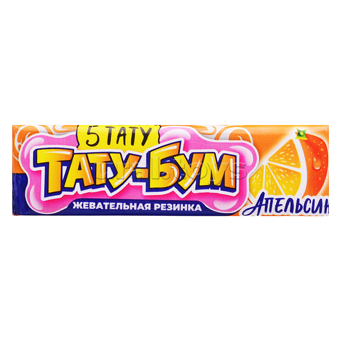 Жевательная резинка в пластинках с татуировками "Тату-бум" ассорти 12,5гр*20шт