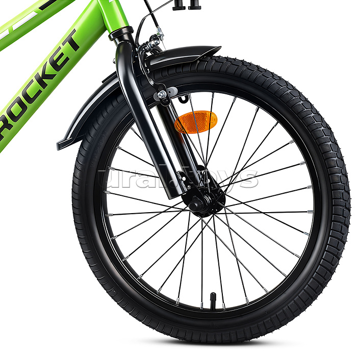 Велосипед 18" Rocket First, цвет зеленый