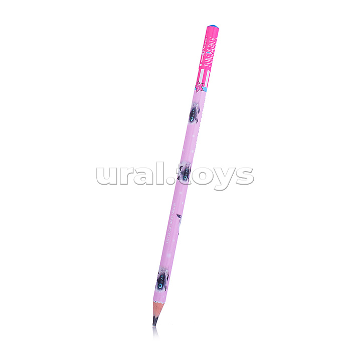 Карандаш чернографитовый "Fun Graphix. Кошка с глазами" HB (пластиковый корпус)