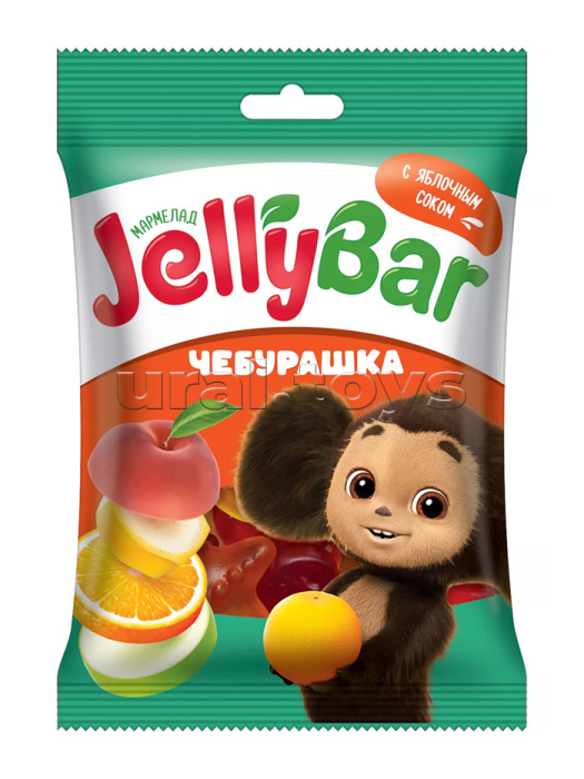 Мармелад жевательный, Чебурашка, Jellybar, 15шт, 65г.