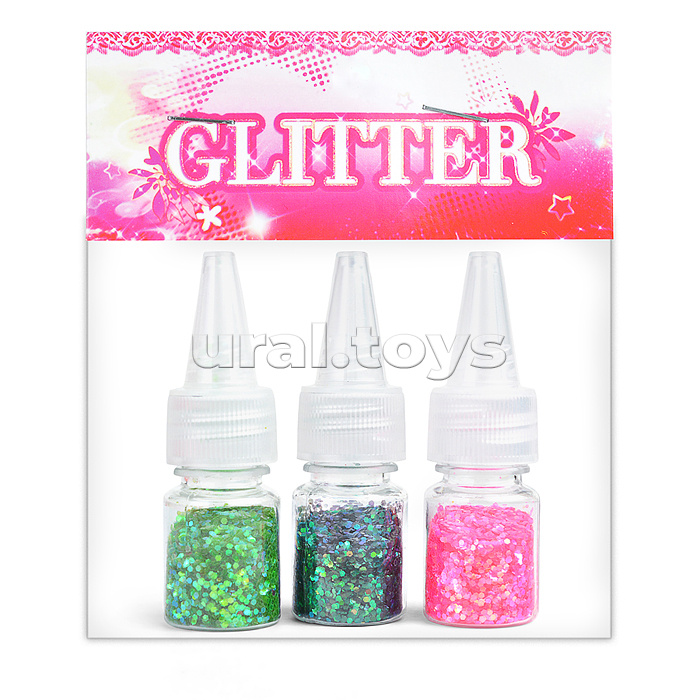 Набор творческая мастерская "Блестай" (3 цв.) в пакете