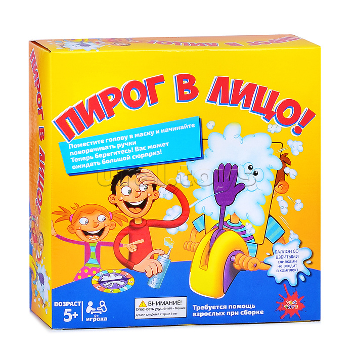 Настольная игра "Торт в лицо" в коробке