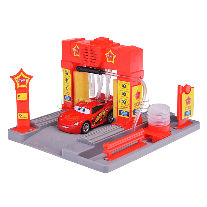 Игрушка пластик "Автомойка" свет-звук, с водой 21см, тачки кор. Игрушка пластик "Автомойка" свет-звук, с водой 21см, тачки кор.