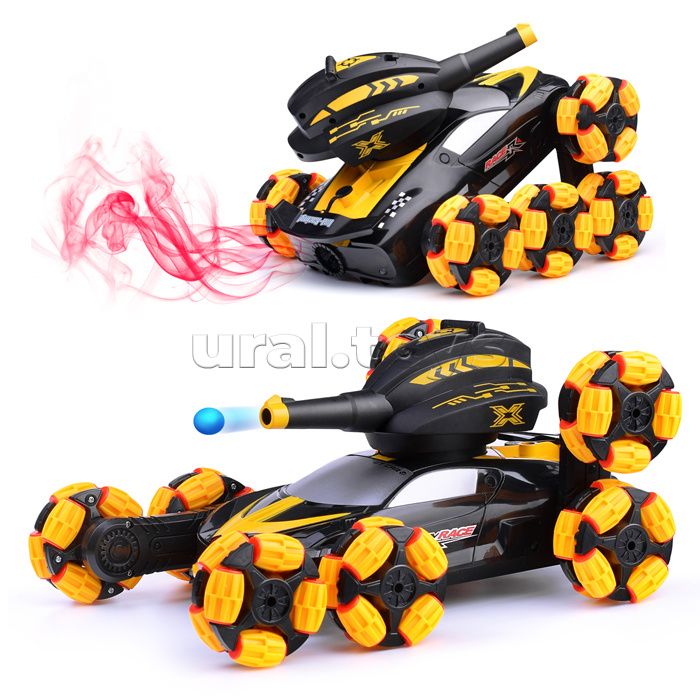 Машина "Гонки с пушкой" р/у, 27MHz, в коробке