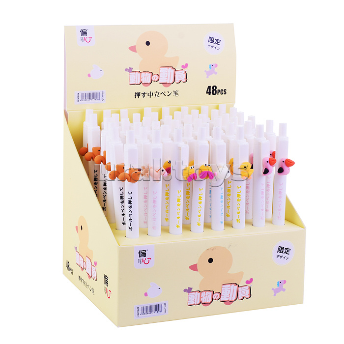 Ручка шариковая автоматическая "Утки" цвет чернил синий, 0.5 мм, в шоубоксе