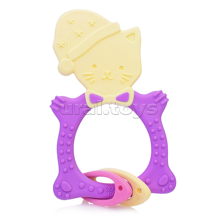 Универсальный прорезыватель MEOW TEETHER. Цвет сиреневый.