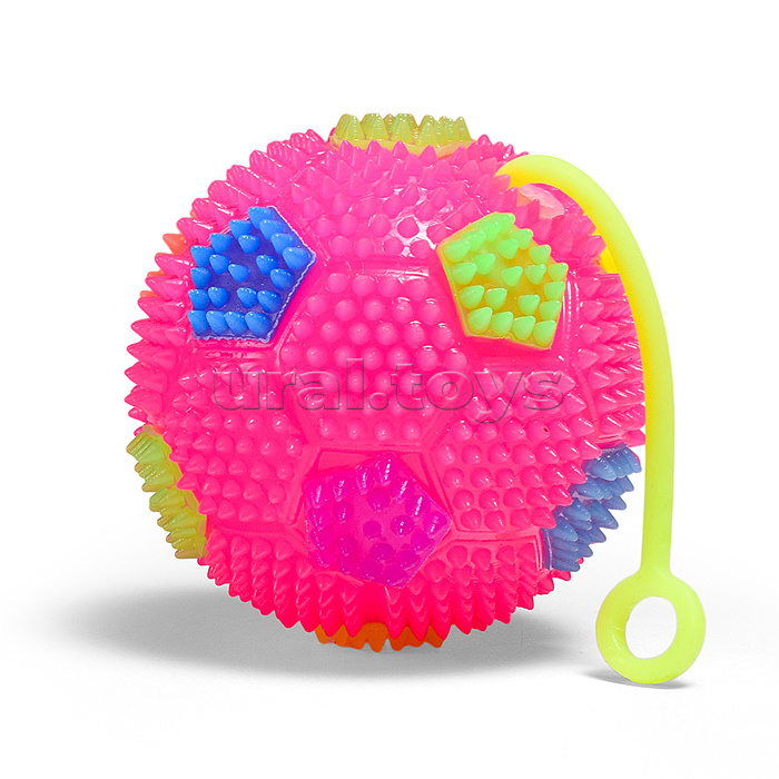 Игрушка-пищалка "Колючий мяч" (7,5 см) в коробке