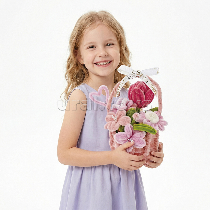 Набор творческая мастерская "Цветы в корзинке-1" в коробке