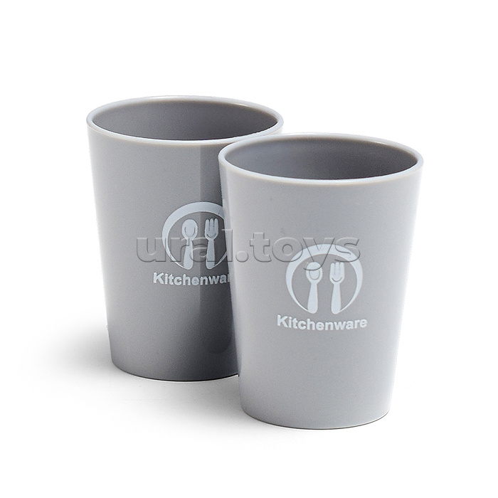 Бытовая техника "Электрический чайник с кружками"в коробке( цвет голубой)