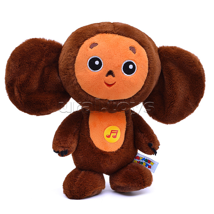 Игрушка мягкая "Союзмультфильм" Чебурашка 20см., муз. чип, в пакете Игрушка мягкая "Союзмультфильм" Чебурашка 20см., муз. чип, в пакете