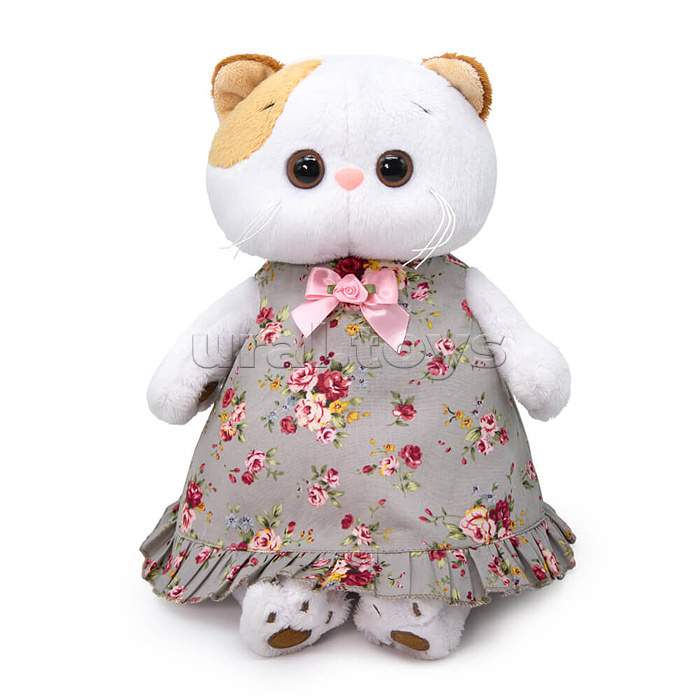 Кошка Ли-Ли в платье с розами