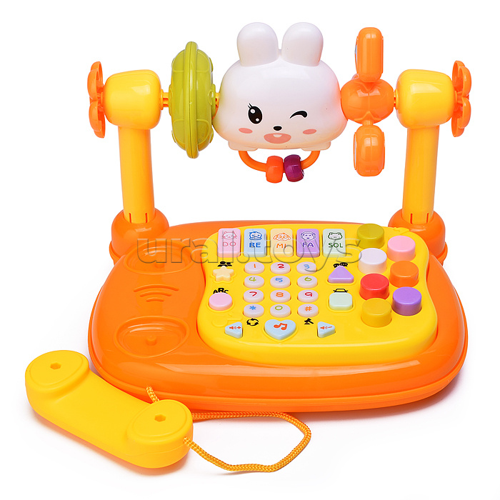 Игрушка музыкальная "Телефон-Зайчик"  в коробке