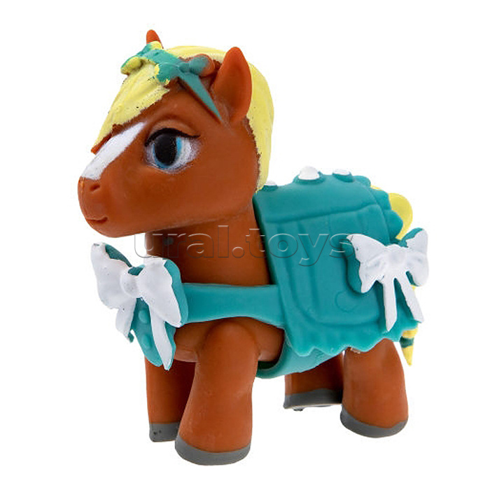 Пони на фасоне "Малышка" (пони тянущиеся в костюмчиках 10см) пакет с окном