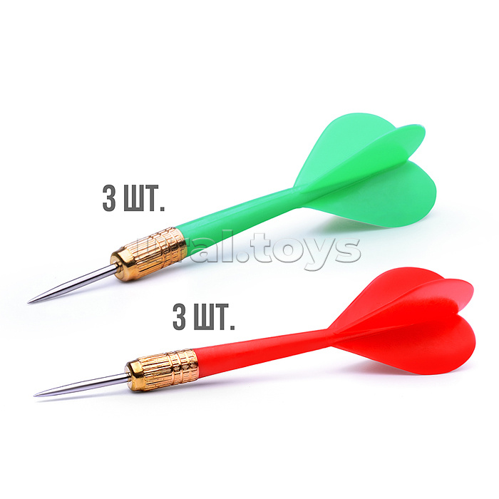 Дартс двусторонний с дротиками "Точно в цель!