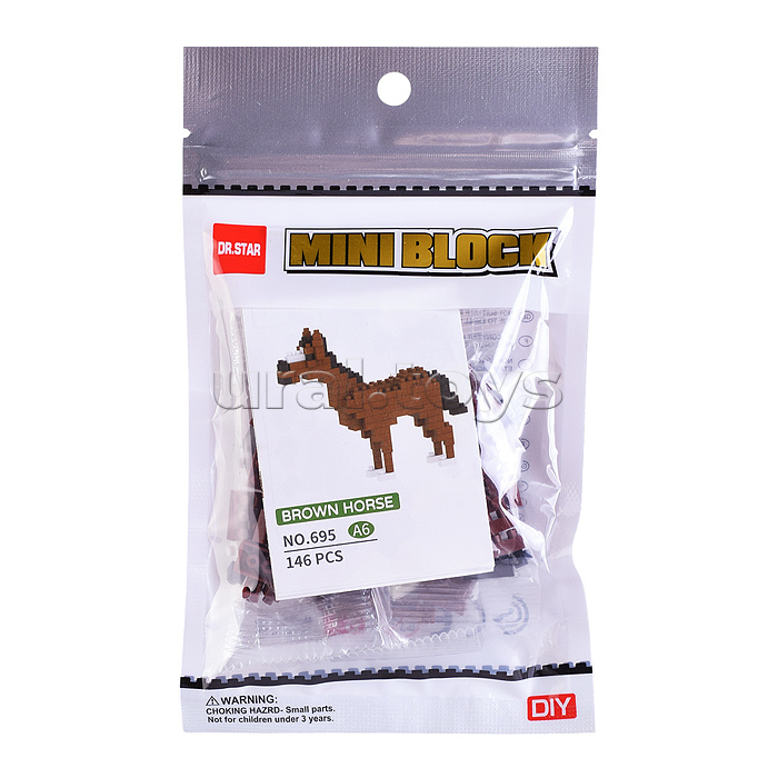 Конструктор "Парнокопытные животные" в ассортименте, в коробке