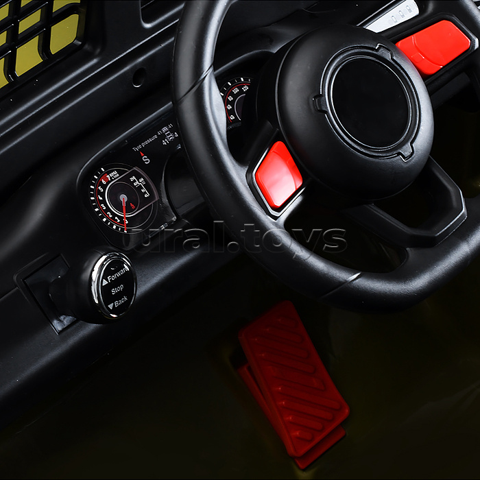 Электромобиль детский "Городской внедорожник" (цвет зеленый)