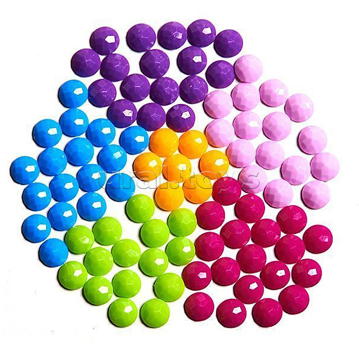 Алмазная мозаика 15х20 "Цветок на камнях" (11 цветов)