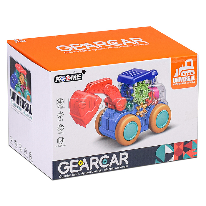 Спецтехника "Экскаватор" на батарейках, в коробке