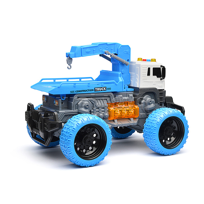 Машина "Эвакуатор" 1:16 (свет, звук) в коробке (цвет зеленый)