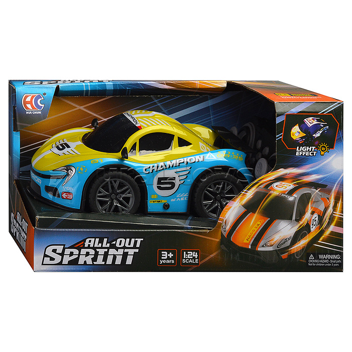 Машина "Ночные гонки" р/у, 27 MHz, в коробке