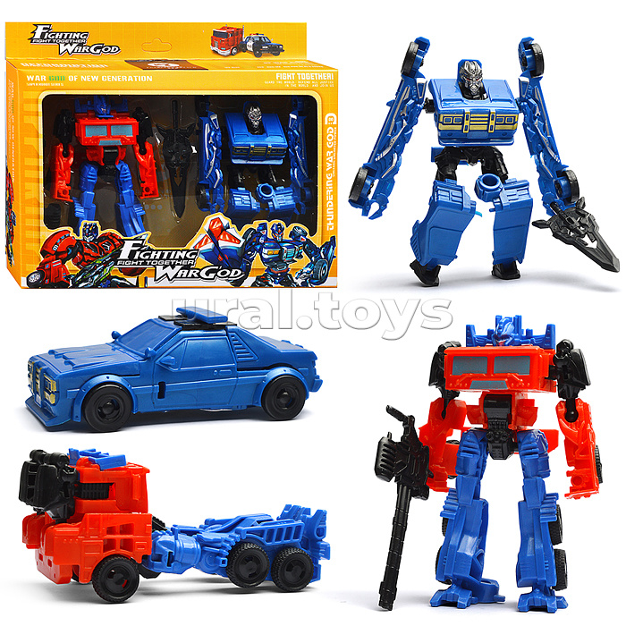 Робот трансформирующийся, в коробке