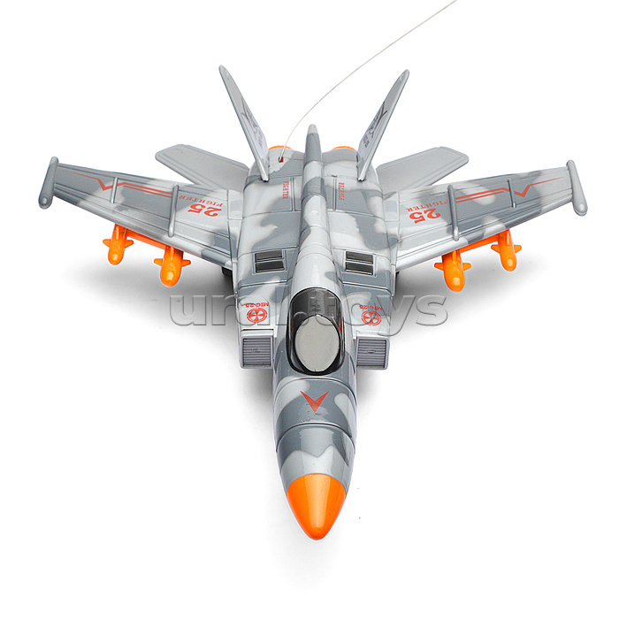 Самолет "Истребитель военный" р/у, 27 MHz, в коробке