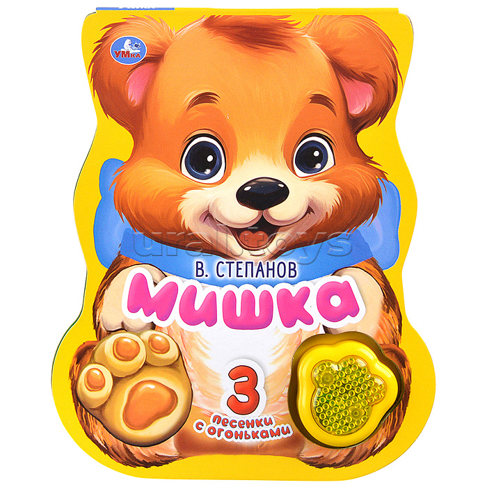 Мишка. Степанов В.А. (модуль-лапка, 3 пес. со светом) 152х185мм