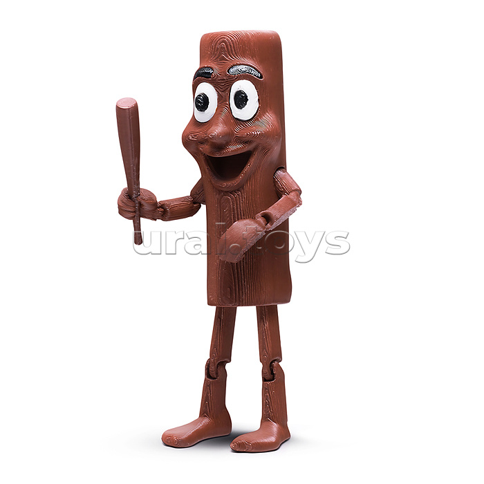 Игрушка-антистресс "Полено с дубинкой"