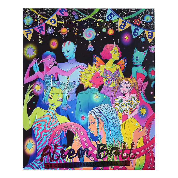 Косметика детская "Пляжный бал" (палетка теней)