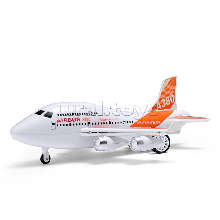 Самолет "Боинг-2" р/у, 27 MHz, свет, аккум, в коробке