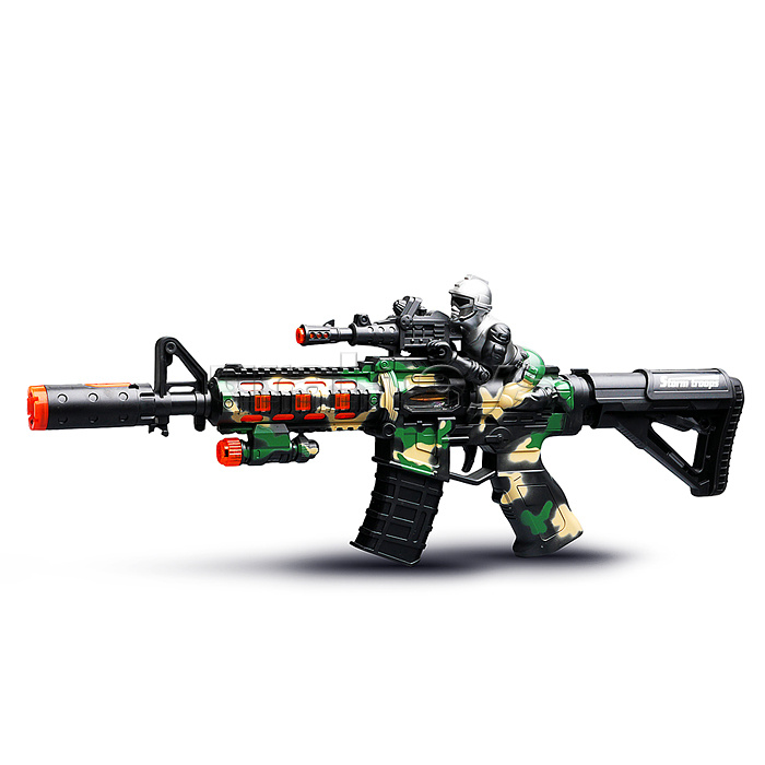 Автомат "Огненая атака" (свет, звук) на батарейках, в коробке