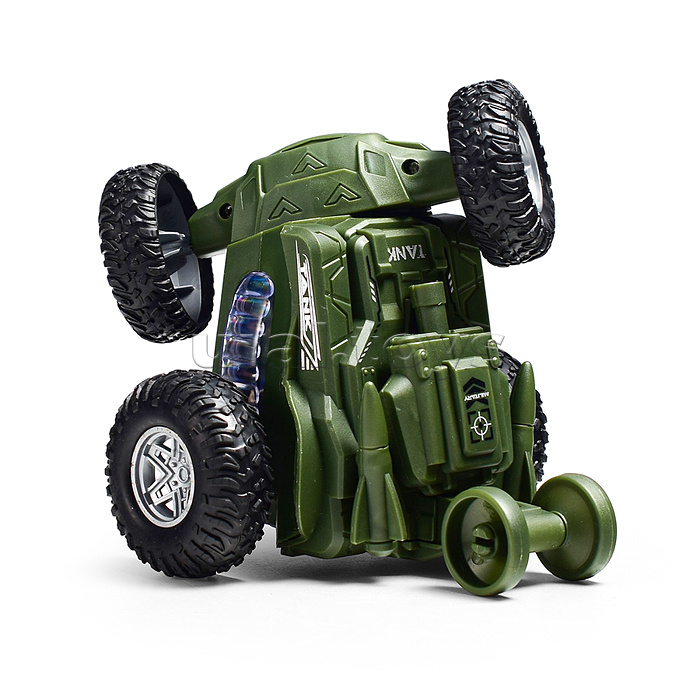 Машина-перевертыш "Трюкач" на батарейках, в пакете