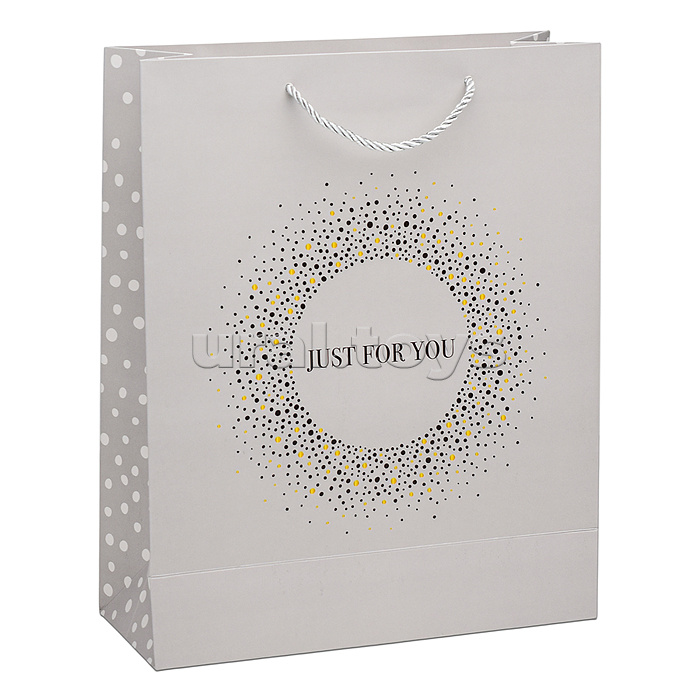 Пакет подарочный "Just for you" 26х10х32 см