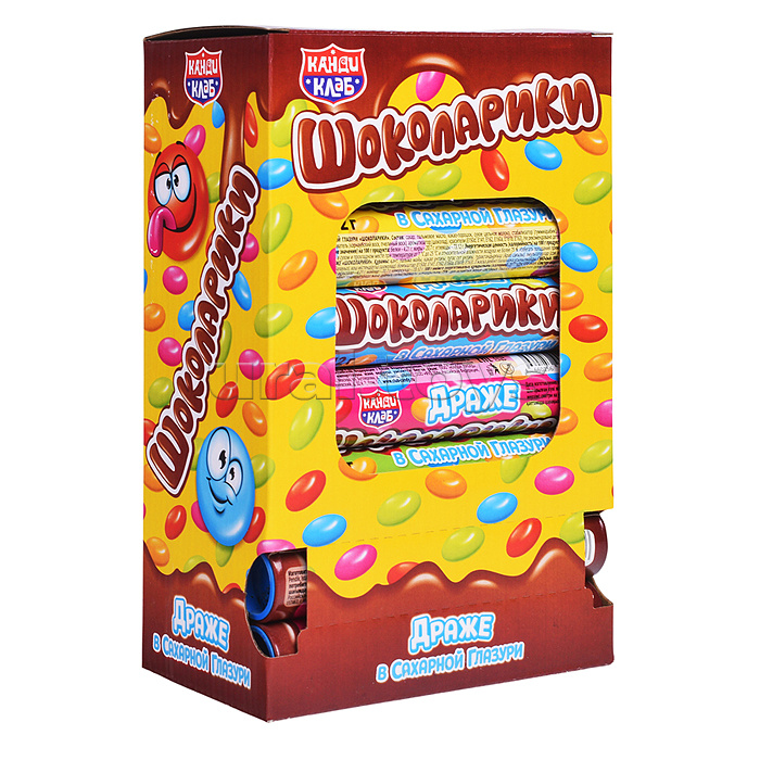 Драже в сахарной глазури "Шоколарики" 12г*24шт