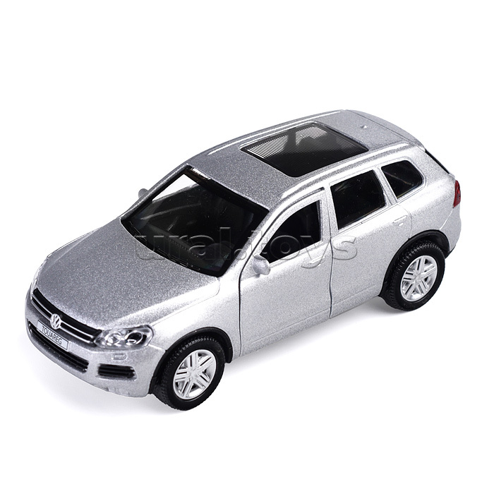 Машина металл Volkswagen Touareg, 12 см, (откр. двери, багаж, сереб.) инерц, в коробке Машина металл Volkswagen Touareg, 12 см, (откр. двери, багаж, сереб.) инерц, в коробке