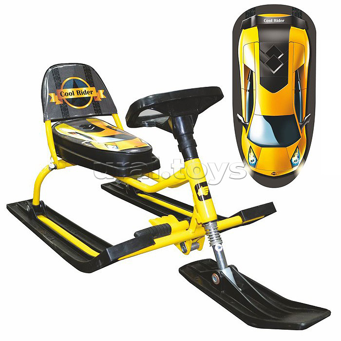 Игрушка Снегокат детский 114 "Comfort Auto" со складной спинкой (Rider)