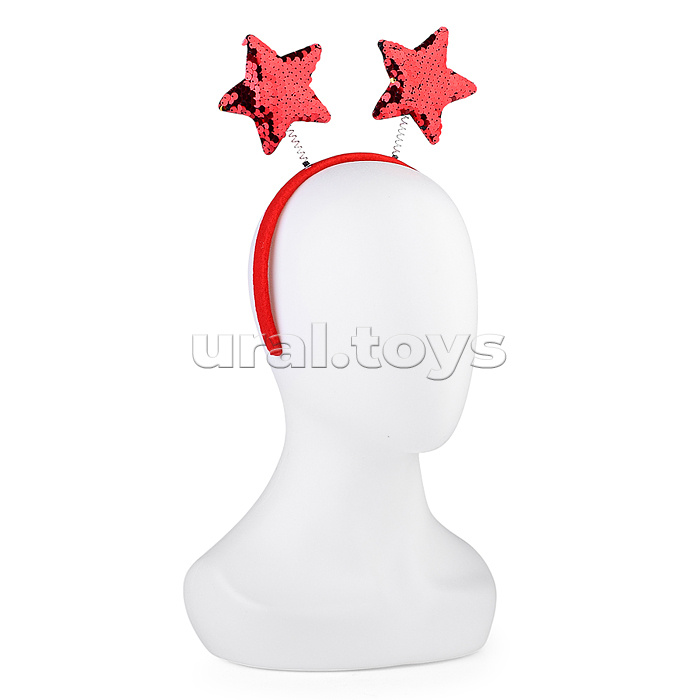 Ободок карнавальный "Зведочки-рожки"