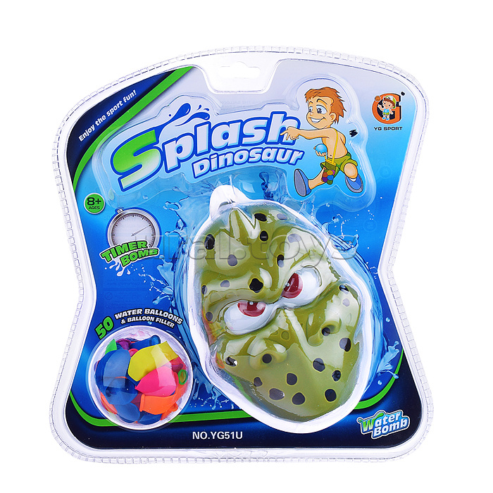 Игрушка - брызгалка "Timer bomb" на листе